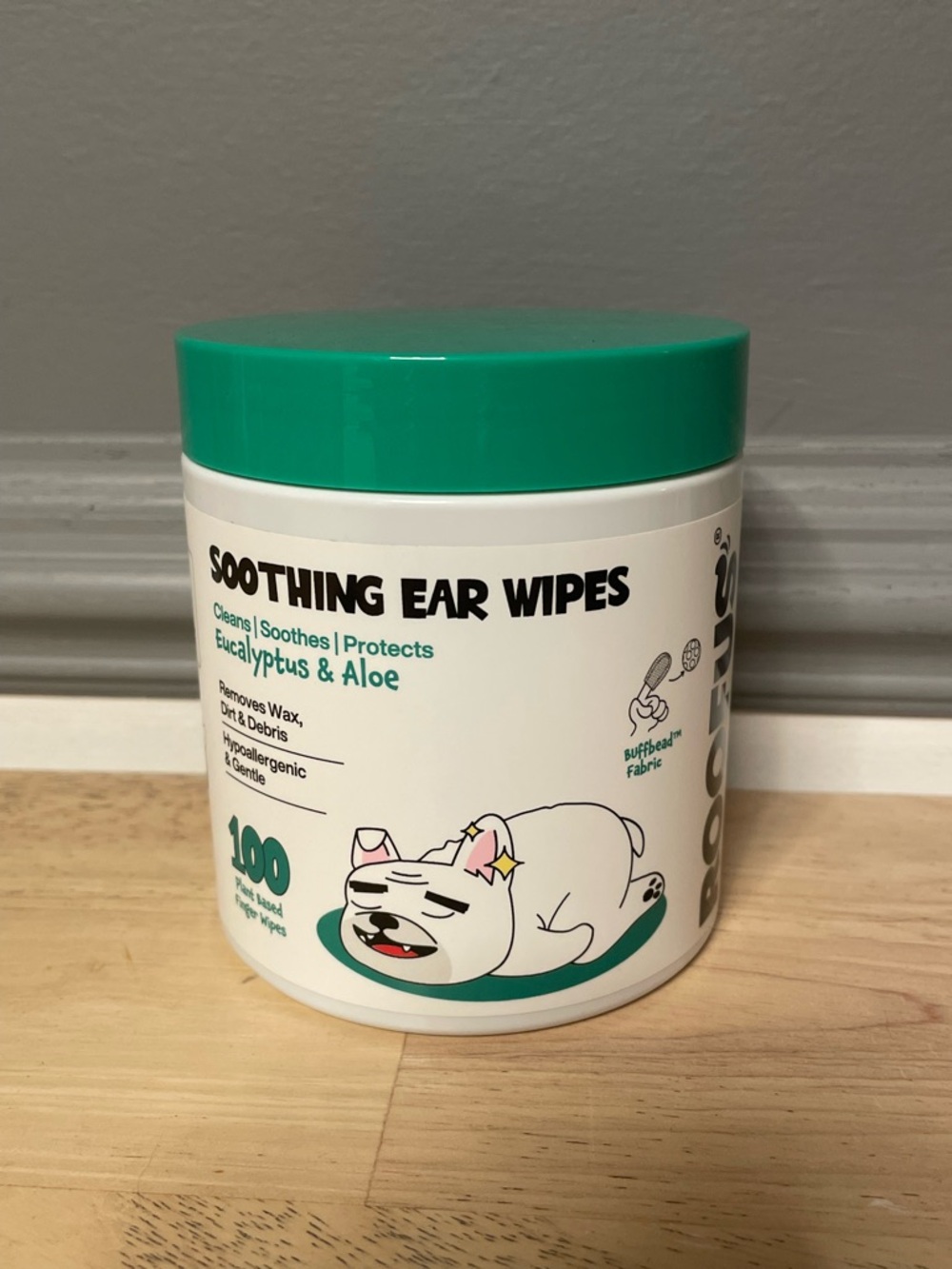 Soothing Dog Finger Tip Ear Wipes NWT